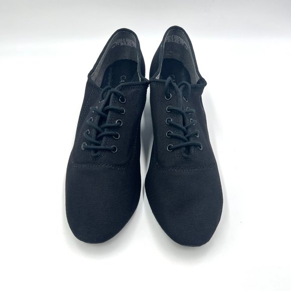 7W 7 WIDE Capezio Womens BR74 Practice Cuban‎ Ballroom Dance Shoes Heels - Picture 2 of 15